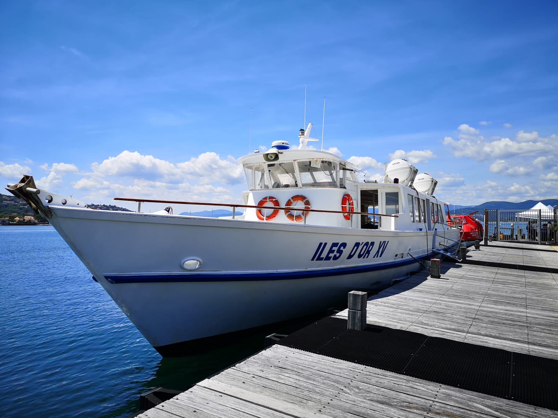 Notre bateau : les Iles d'Or XV
